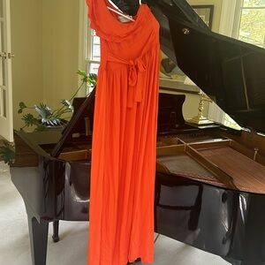 Fiveloaves and twofish maxi dress girls size 12-orange🌿